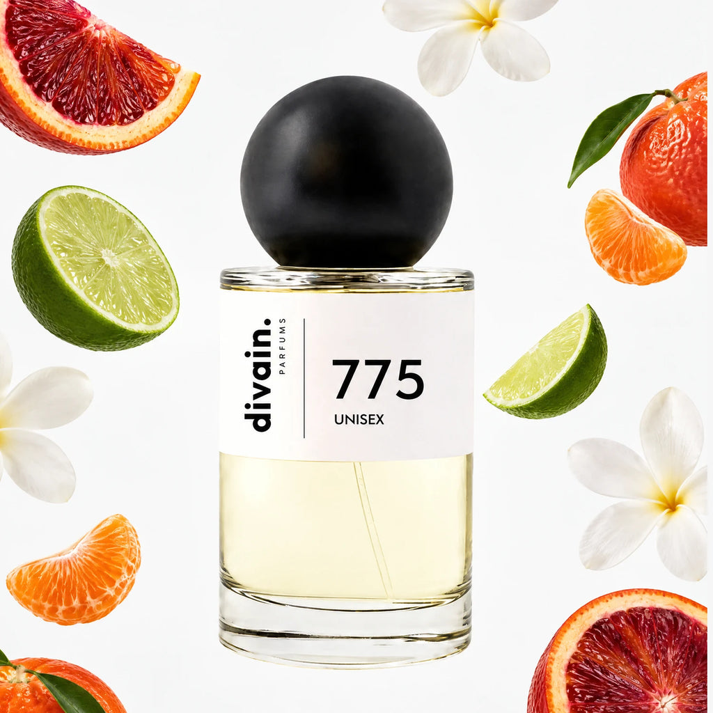 Pirámide olfativa perfume divain.775 | divain Parfums