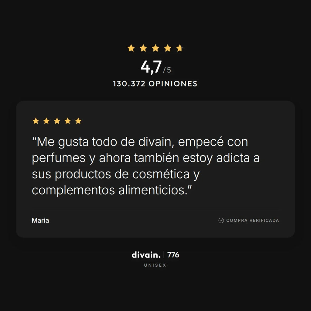 divain.776 - 4,7/5 sobre 130.372 opiniones
