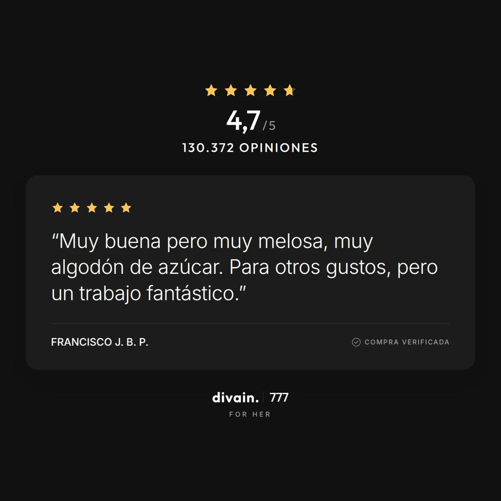 divain.777 - 4,7/5 sobre 130.372 opiniones