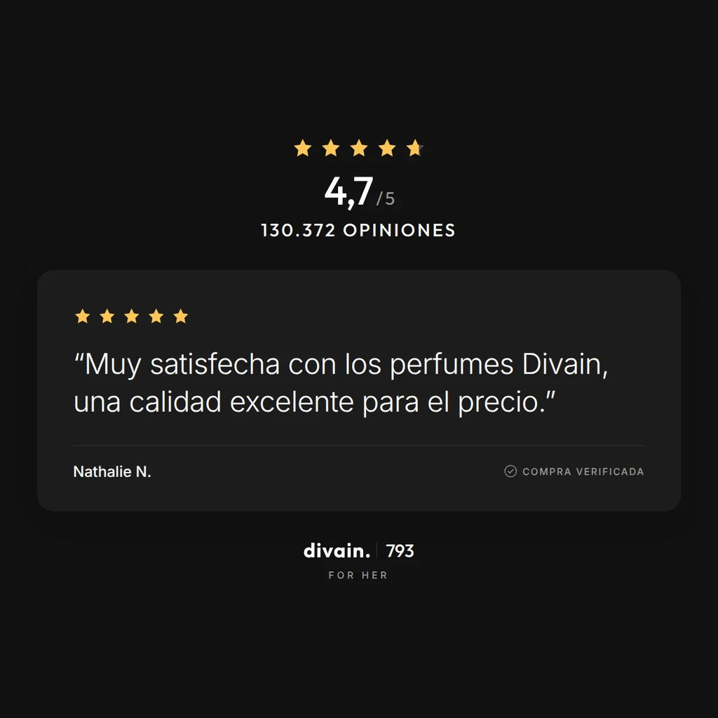 divain.793 - 4,7/5 sobre 130.372 opiniones