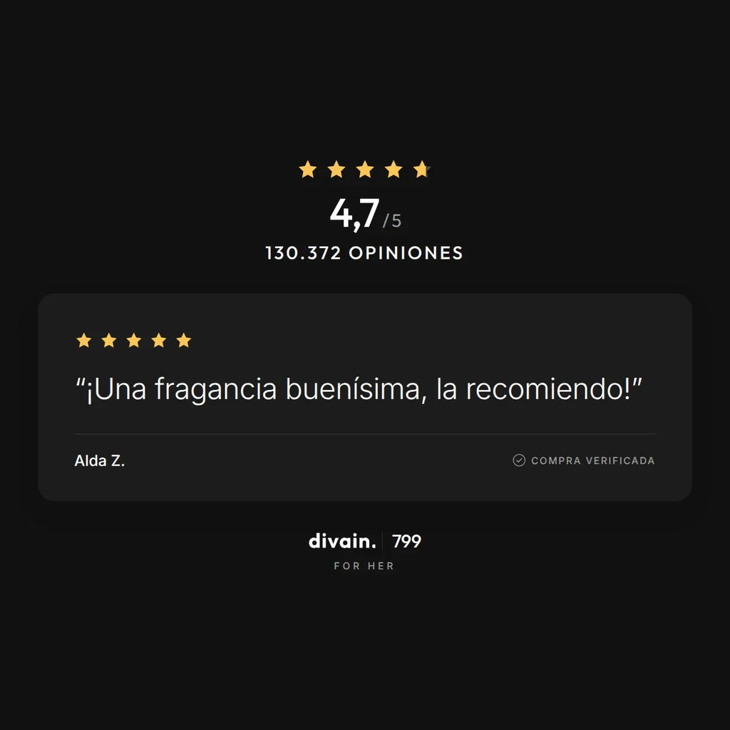 divain.799 - 4,7/5 sobre 130.372 opiniones