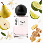 Pirámide olfativa perfume divain.896 | divain Parfums