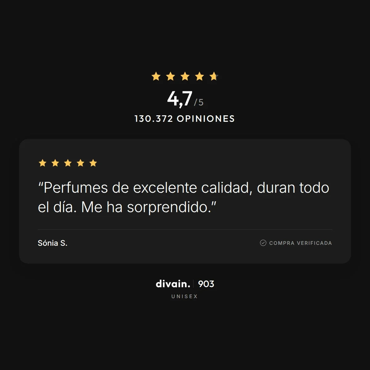 divain.903 - 4,7/5 sobre 130.372 opiniones