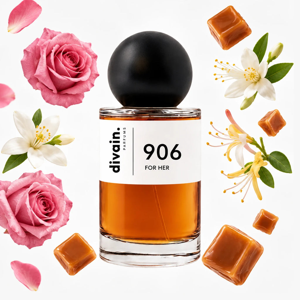 Pirámide olfativa perfume divain.906 | divain Parfums
