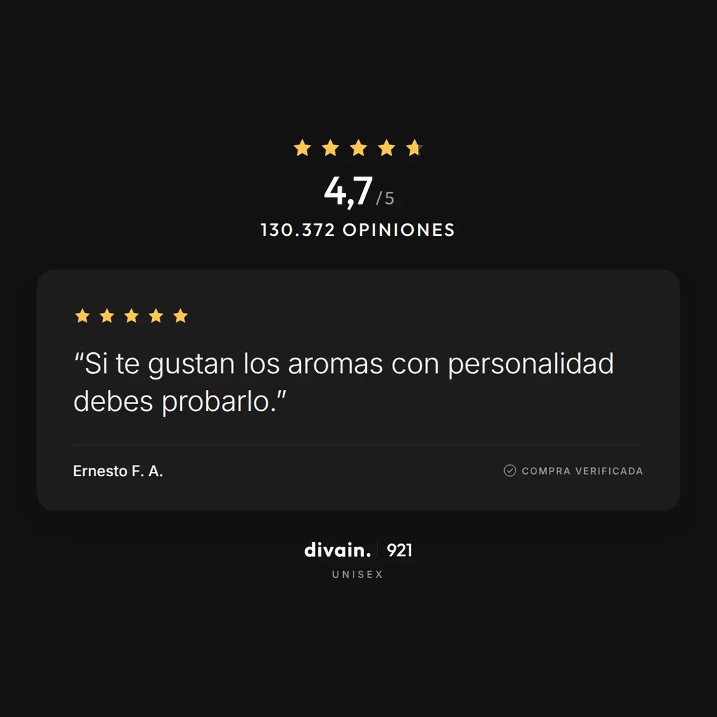 divain.921 - 4,7/5 sobre 130.372 opiniones