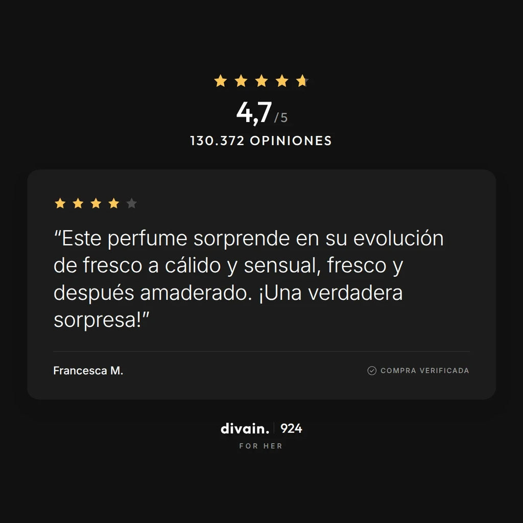 divain.924 - 4,7/5 sobre 130.372 opiniones