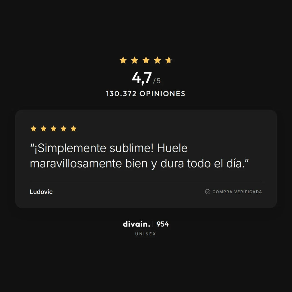 divain.954 - 4,7/5 sobre 130.372 opiniones