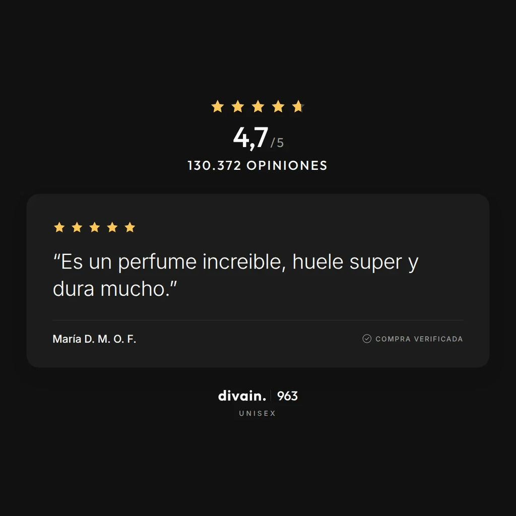 divain.963 - 4,7/5 sobre 130.372 opiniones