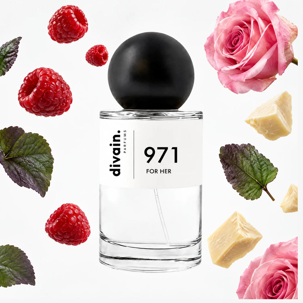 Pirámide olfativa perfume divain.971 | divain Parfums