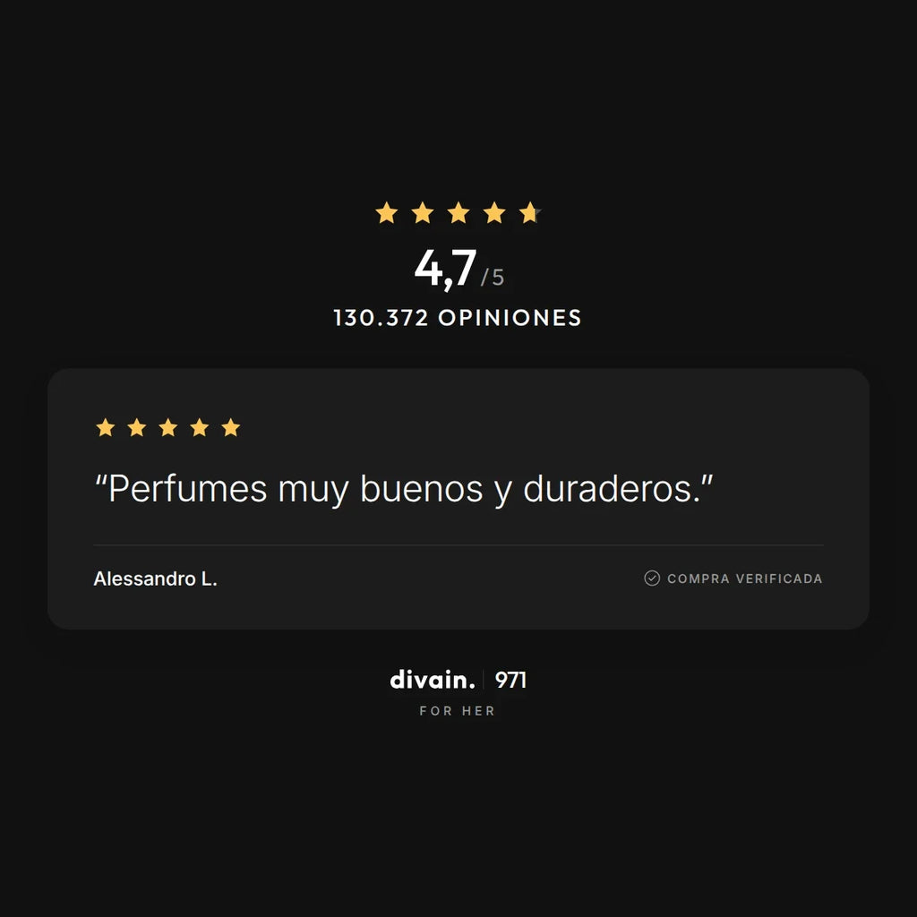 divain.971 - 4,7/5 sobre 130.372 opiniones