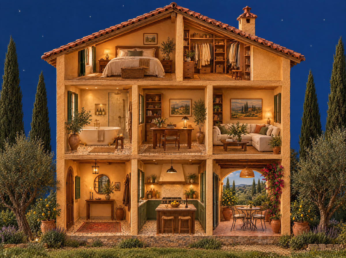 Casa italiana, divain. home