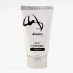 Crema corporal divain Care, con envase blanco e inspirada en el perufme 028.