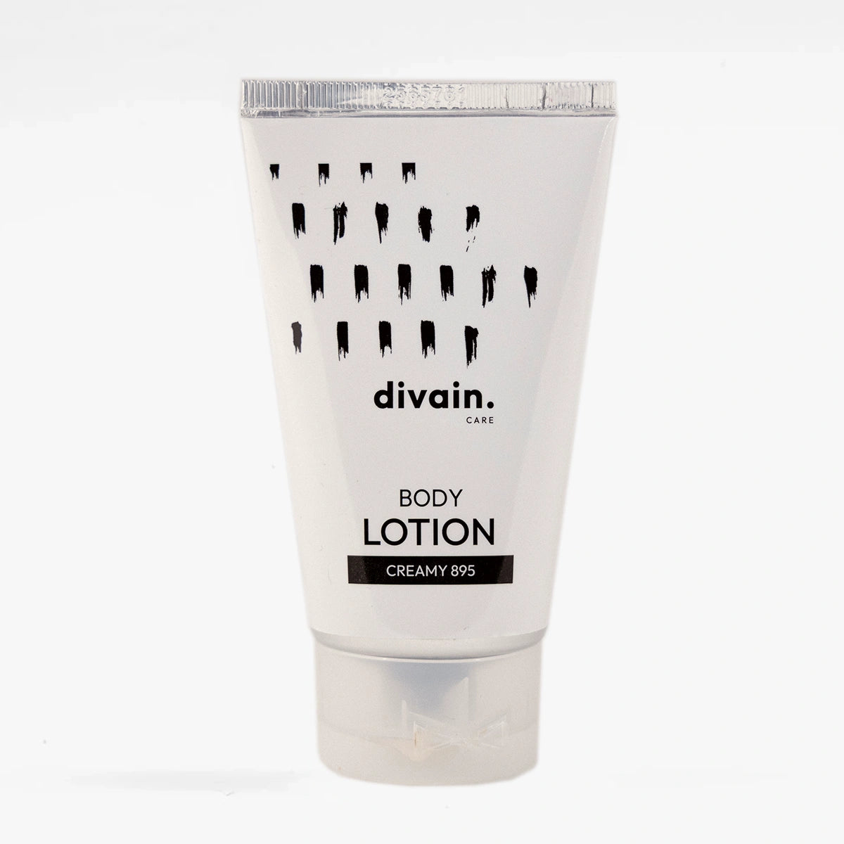 Crema corporal divain Care, con envase blanco e inspirada en el perufme 895.
