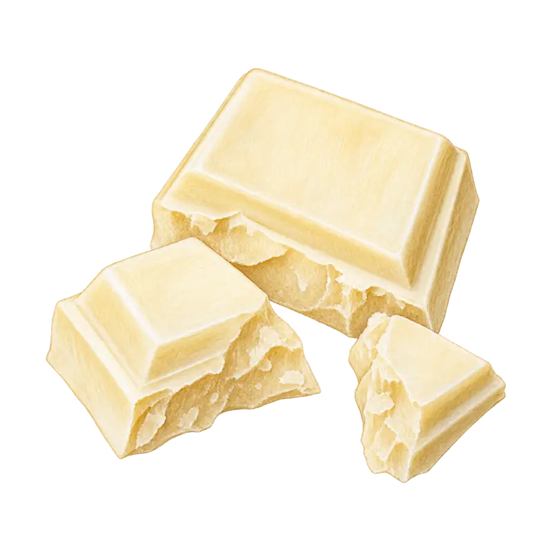 Ilustración de la nota olfativa Chocolate blanco