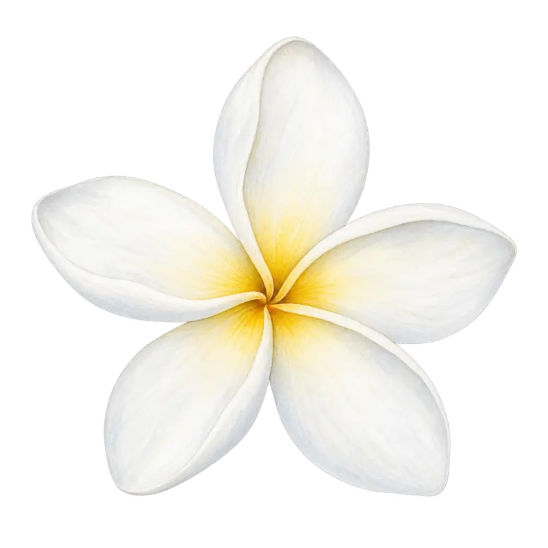 Ilustración de la nota olfativa Flor de tiaré