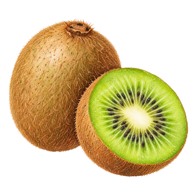 Ilustración de la nota olfativa Kiwi