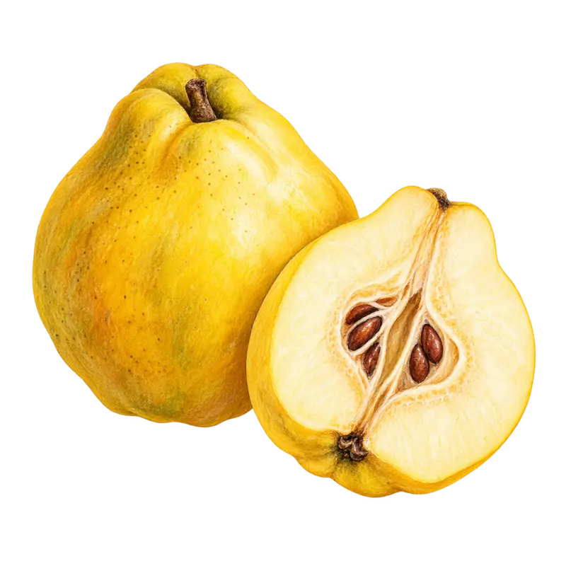 Ilustración de la nota olfativa Membrillo