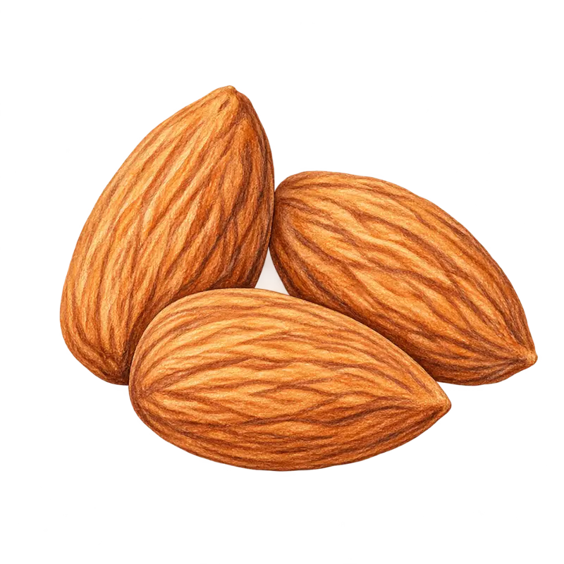Ilustración de la nota olfativa Almendra