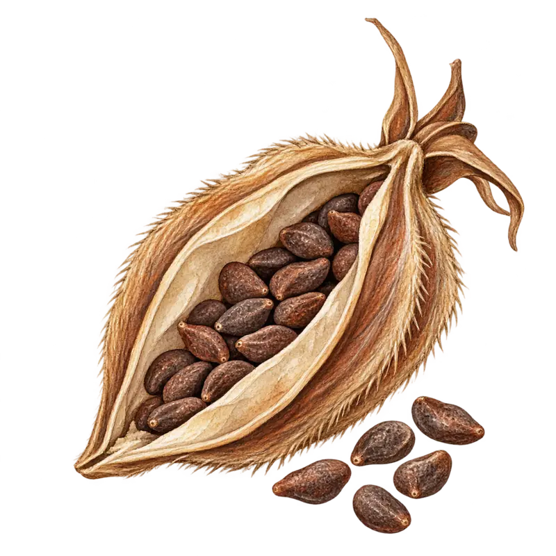 Ilustración de la nota olfativa Almizcle
