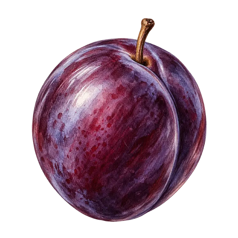 Ilustración de la nota olfativa Ciruela
