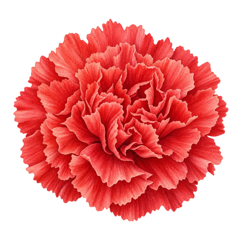 Ilustración de la nota olfativa Clavel