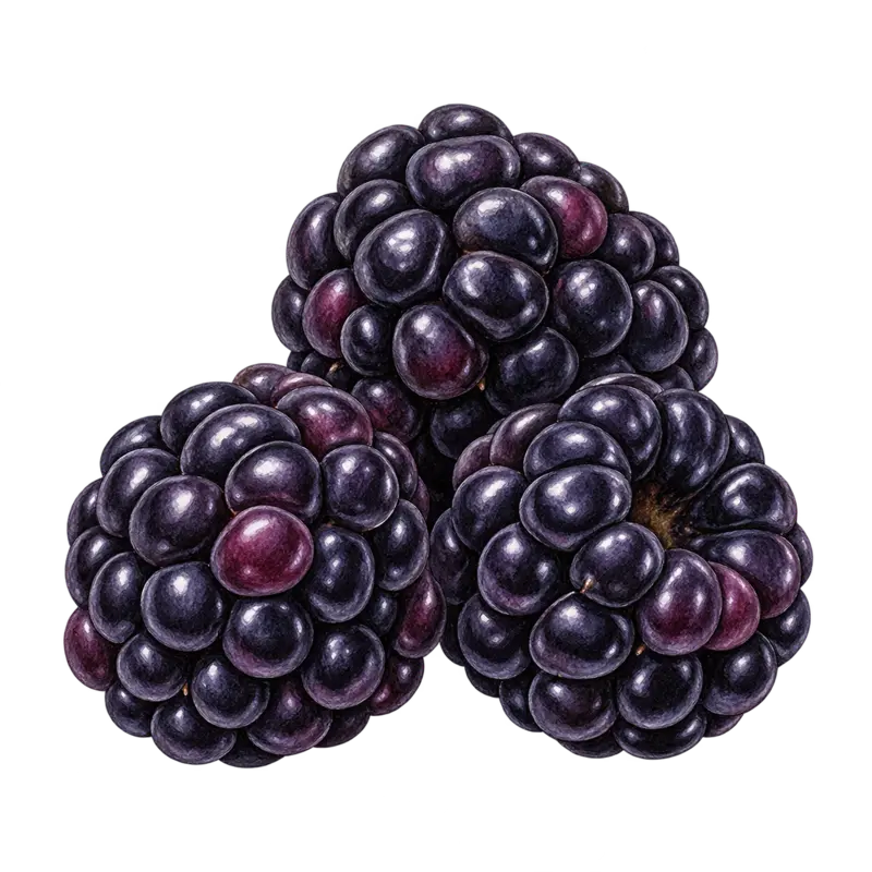 Ilustración de la nota olfativa Mora