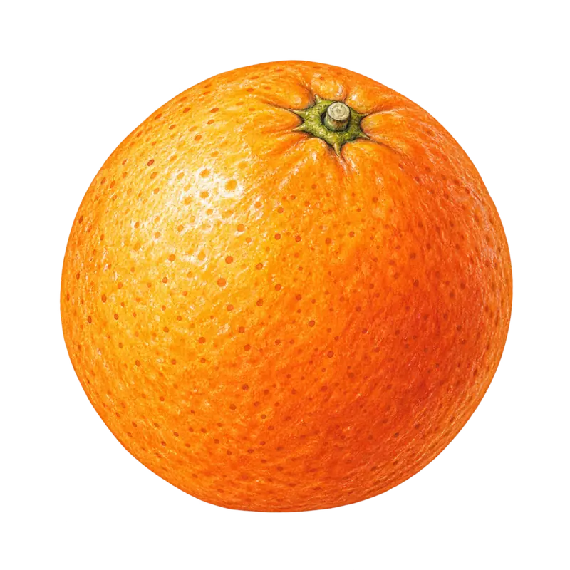 Ilustración de la nota olfativa Naranja