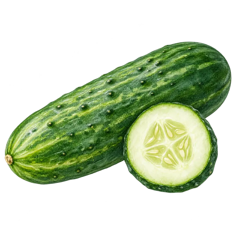 Ilustración de la nota olfativa Pepino