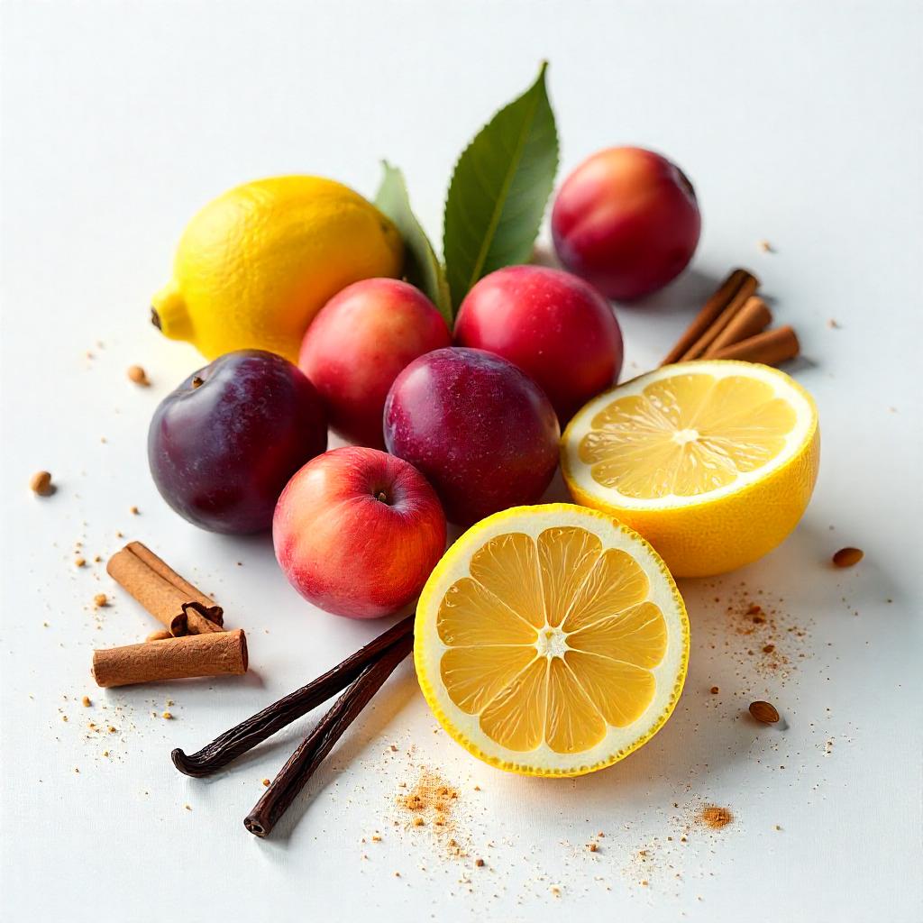 Bergamota, canela y manzana, notas olfativas del perfume equivalente divain.023 para hombre