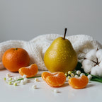 Notas olfativas de mandarina, pera y algodón.