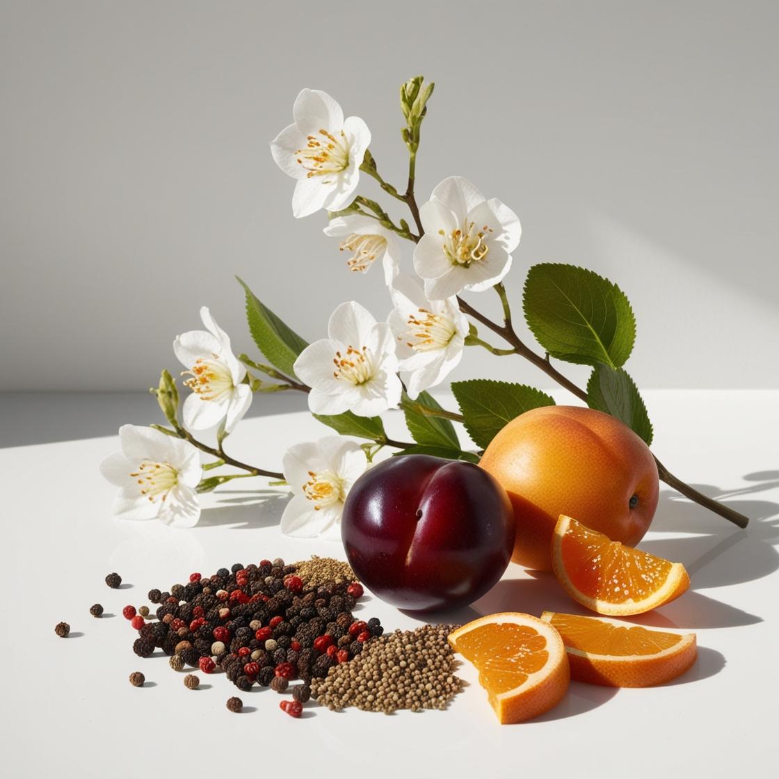 Bergamot, cinnamon, and incense, olfactory notes of the divain.115 equivalent fragrance for women
