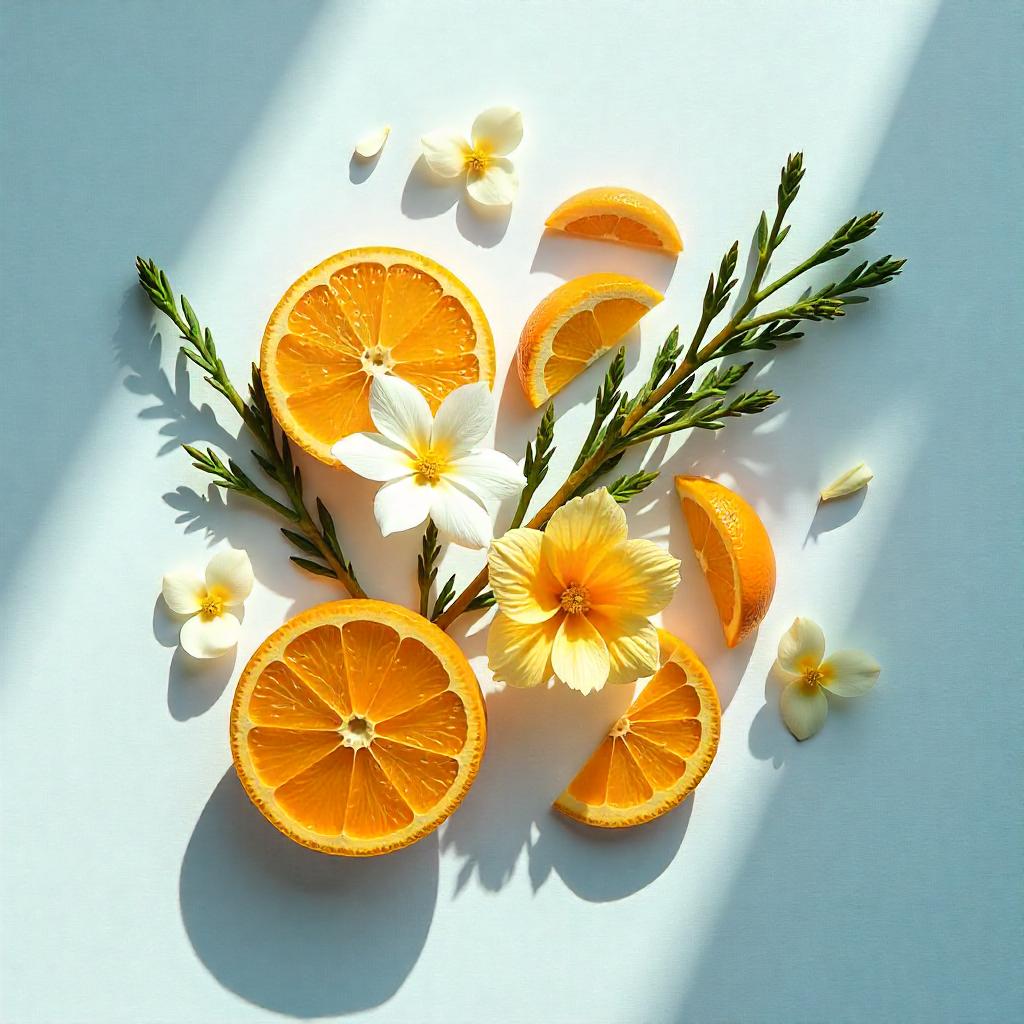 Incienso, iris y naranja, notas olfativas del perfume equivalente divain.123 para mujer