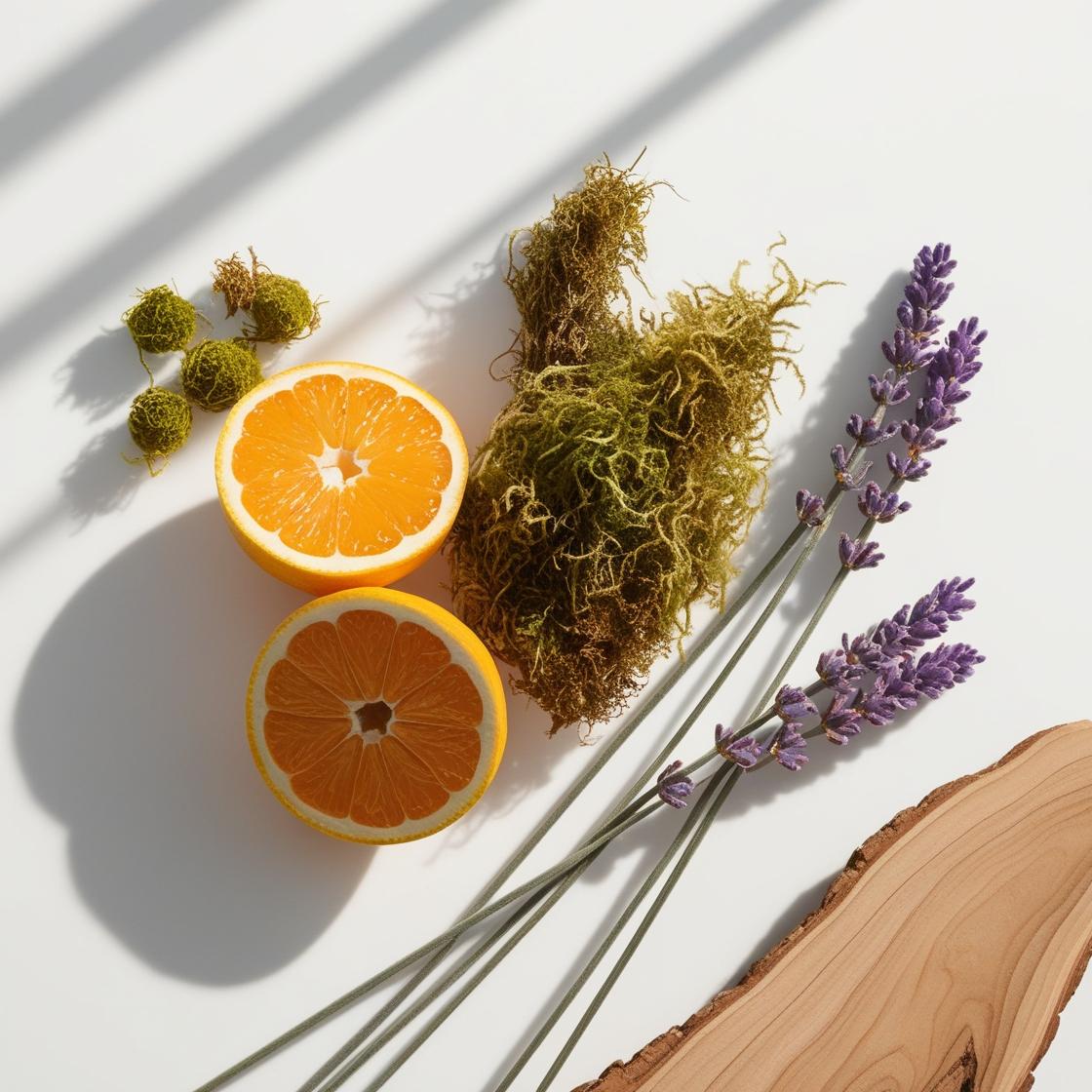 Notas olfativas almizcle blanco, bergamota y lavanda | Perfume de hombre divain.294 | divain Parfums