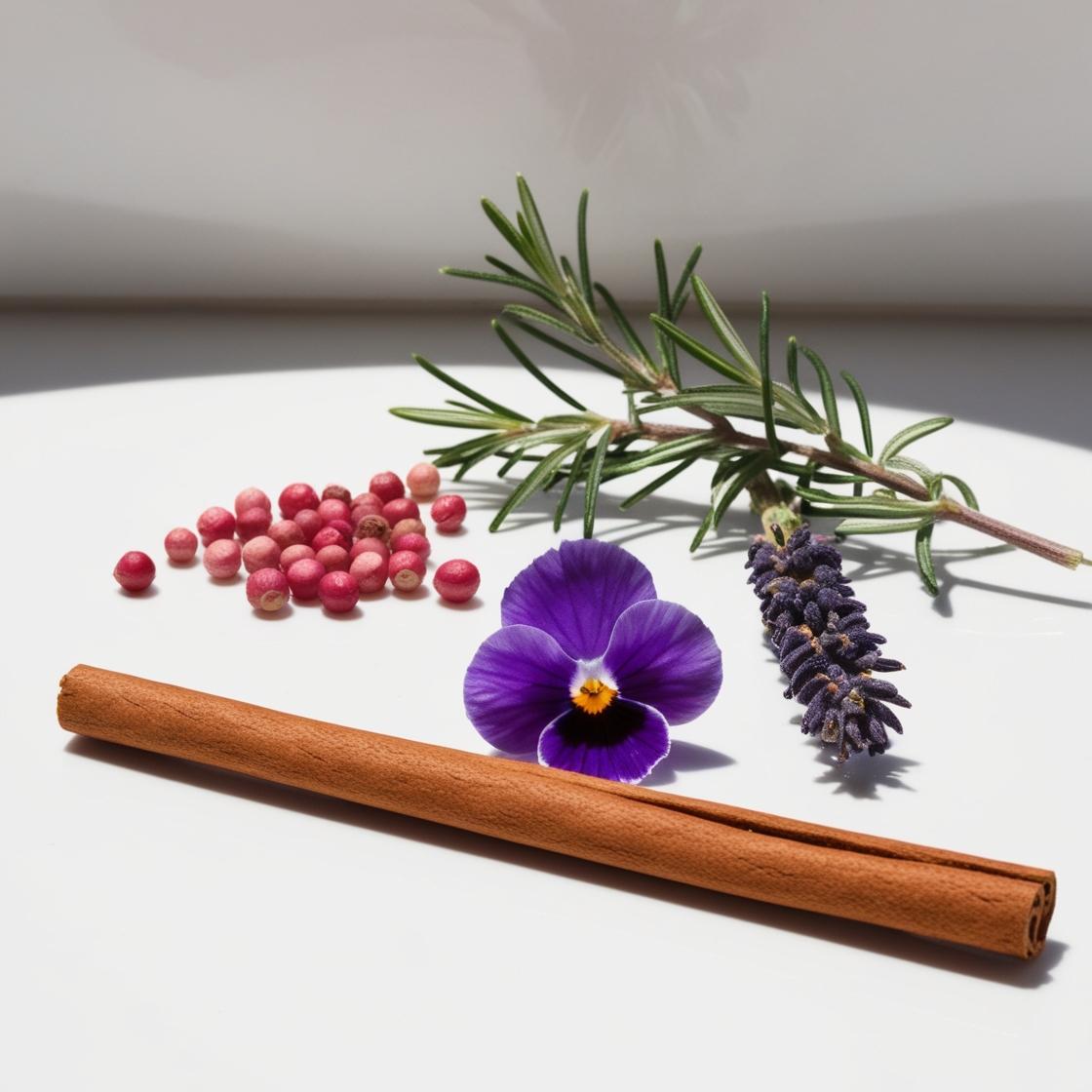Canela, haba tonka y lavanda, notas olfativas del perfume equivalente divain.464 para hombre