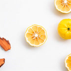Notas olfativas de perfume con yuzu fresco y madera