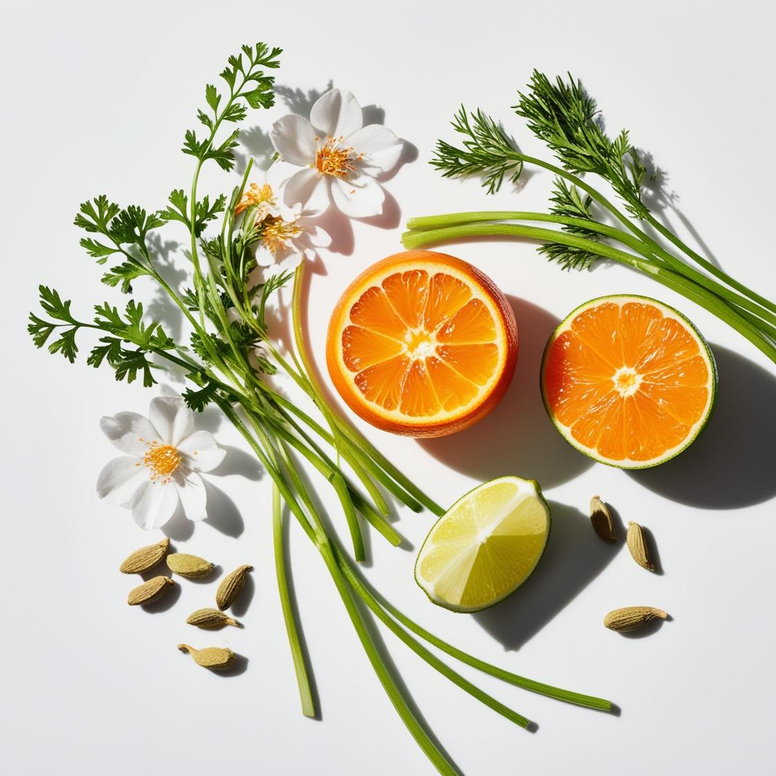 Bergamot, jasmine, and rose, olfactory notes of the equivalent fragrance divain.528