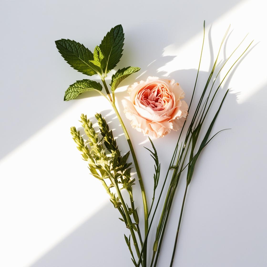 Notas olfativas rosa y vetiver | Perfume de mujer divain.715 | divain Parfums