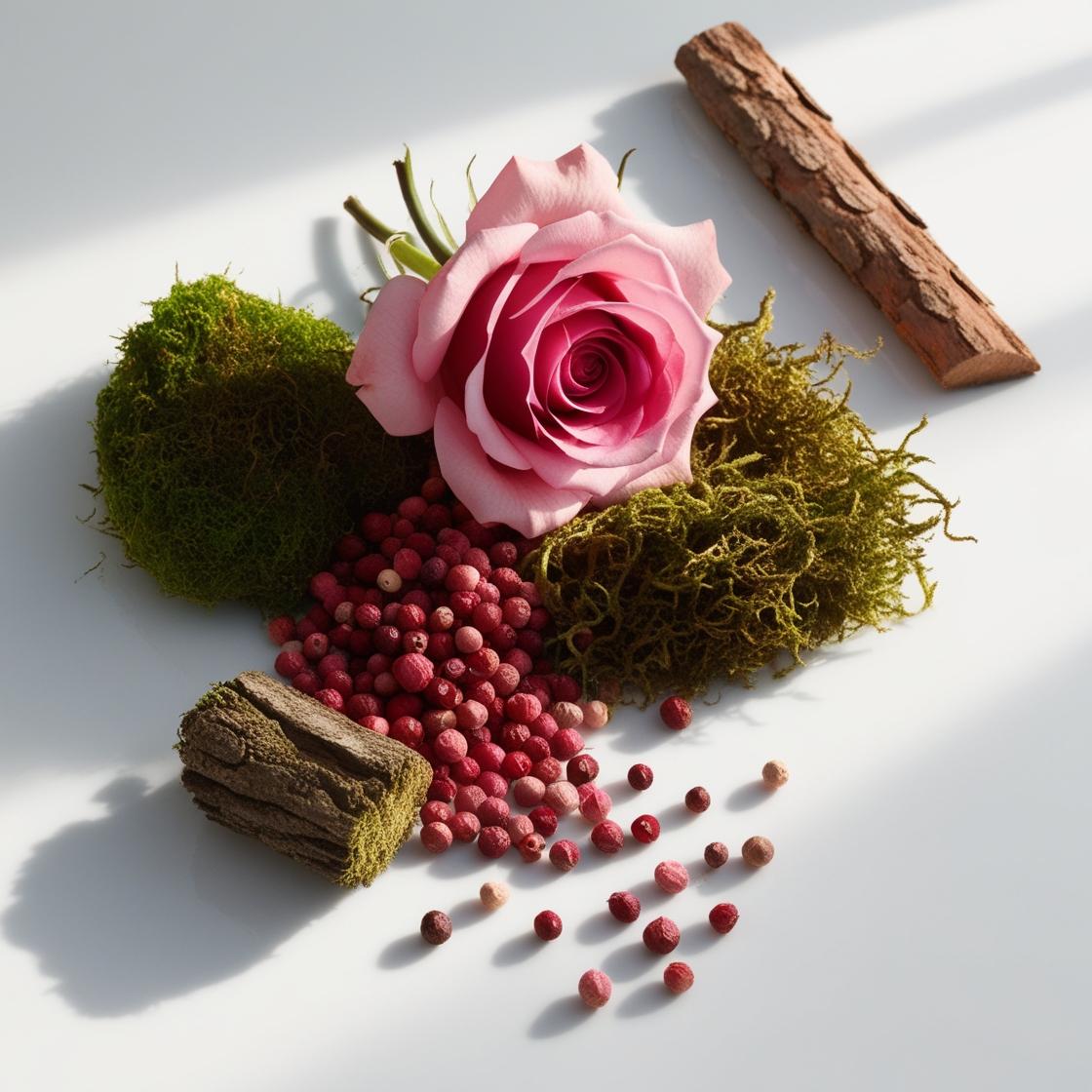 Notas olfativas rosa | Perfume de mujer divain.716 | divain Parfums