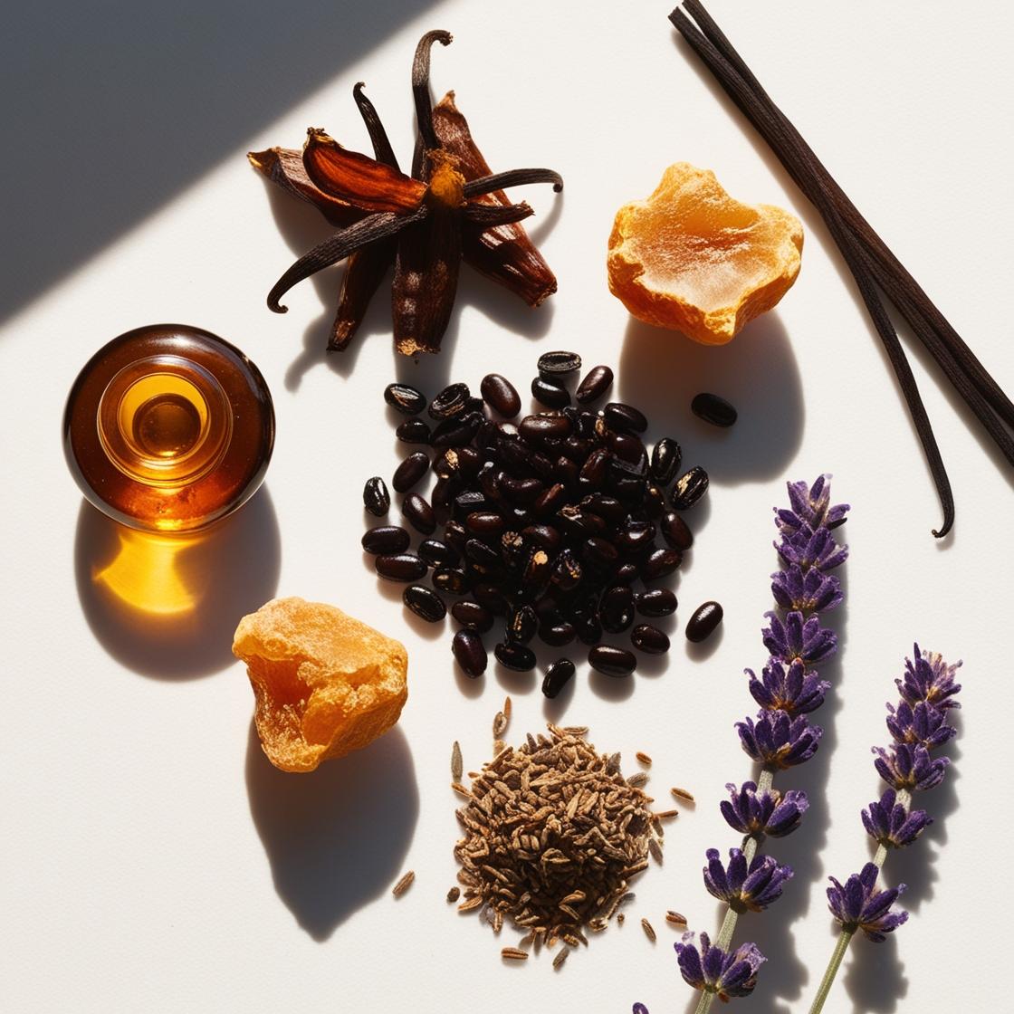 Notas olfativas haba tonka y lavanda | Perfume divain.795 | divain Parfums