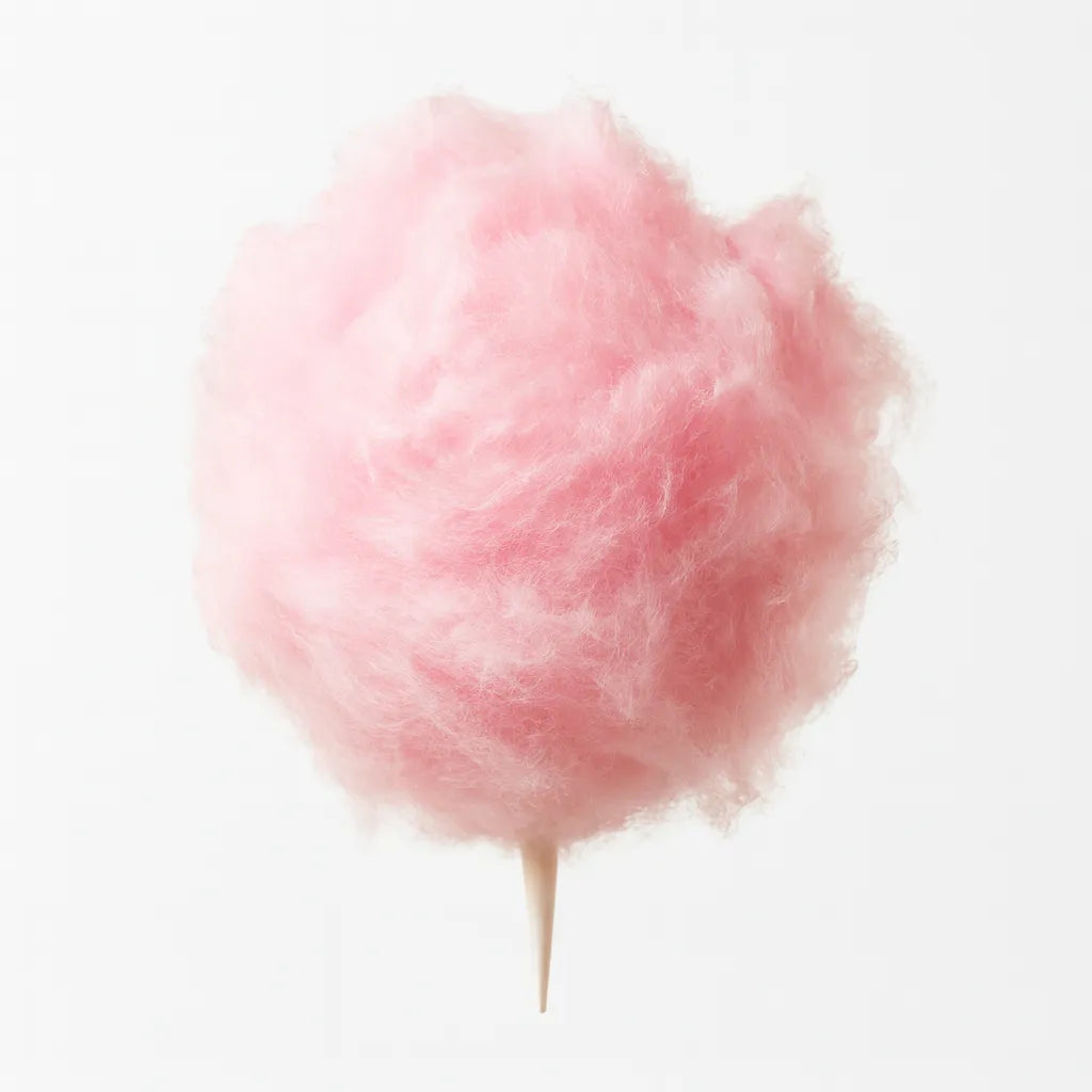 Notas olfativas del perfume de algodón de azúcar.