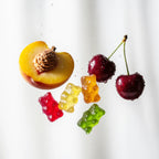 Notas olfativas del perfume con melocotón y cereza.