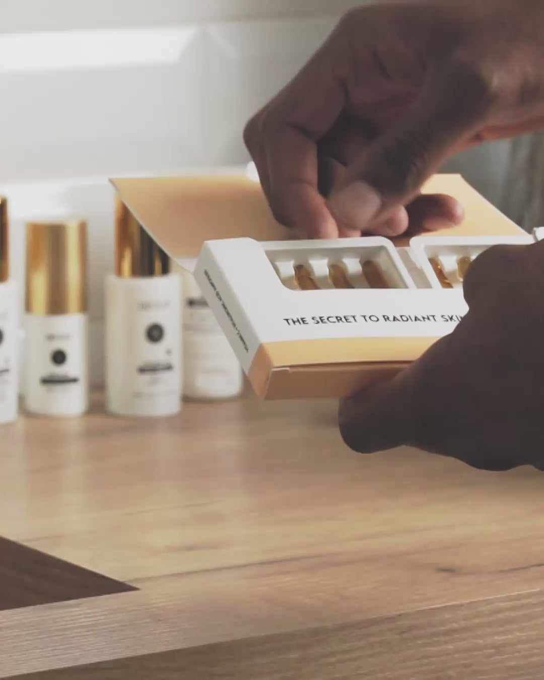 Facial ampoules video